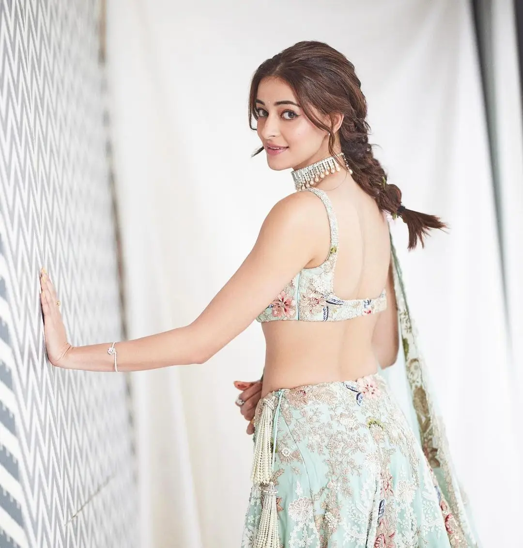 Ananya Panday Photos at Anant ambani and Radhika merchant wedding